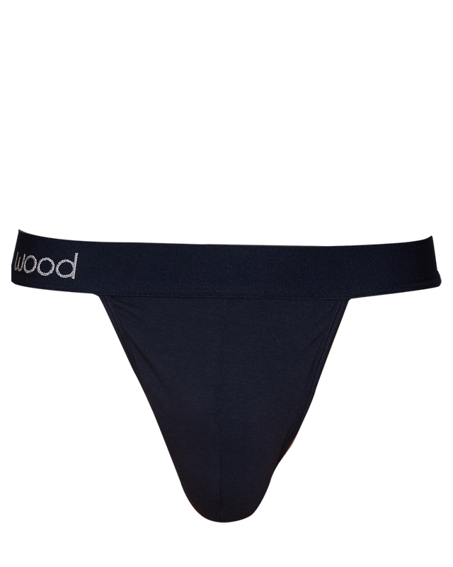 Wood- Wood Jock Strap- Black