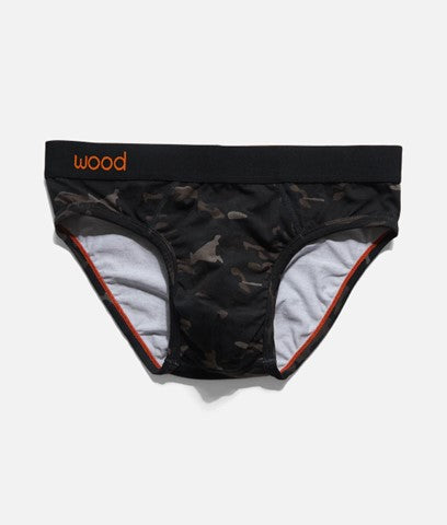 Wood- Wood Hip Brief- Forest Camo