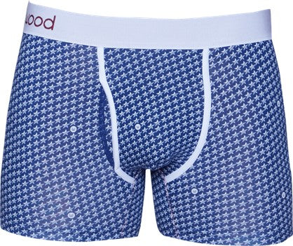 Wood- Boxer Brief w/ Fly- Wood Stars