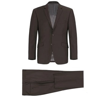 Renoir- 2 Piece Suit- Brown- 201-5