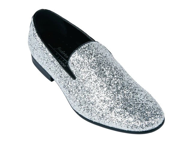 Silver Sparkle Shoes