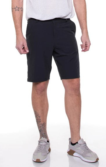 Micros- Shorts- Chase Textured Hybrid- Black