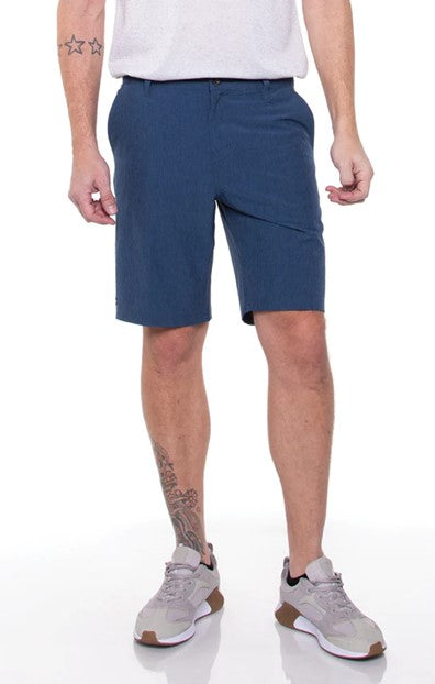 Micros- Shorts- Chase Textured Hybrid- Blue