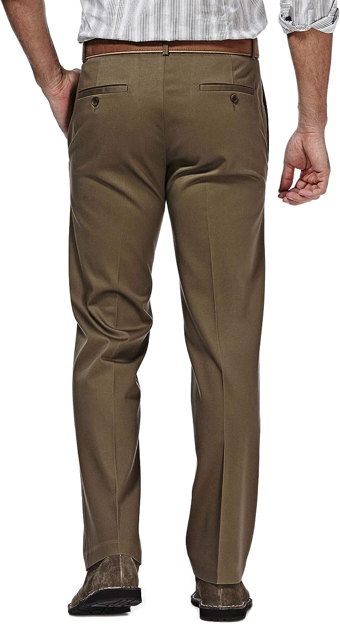 Haggar- Dress Pants- Straight Fit- Toast