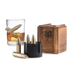 Whiskey Chillers in Wooden Gift Box