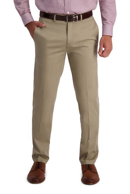 Haggar- Dress Pants- Straight Fit- Khaki/Sand