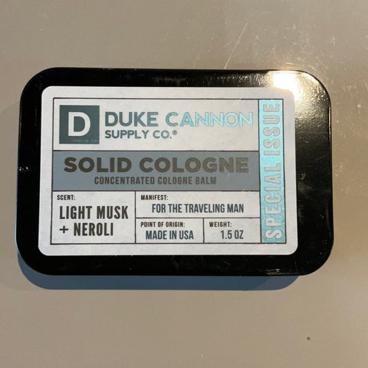 Duke Cannon- Solid Cologne-Light Musk + Neroli