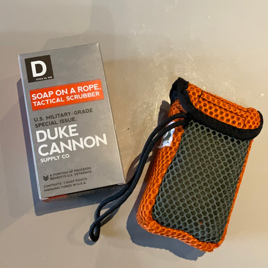 Duke Cannon- Soap On A Rope- Tactical Scrubber